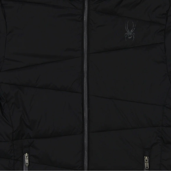 Spyder Big Boys L 14/16 Nexus Puffer Jacket - Insulated Black NWT - Picture 7 of 9
